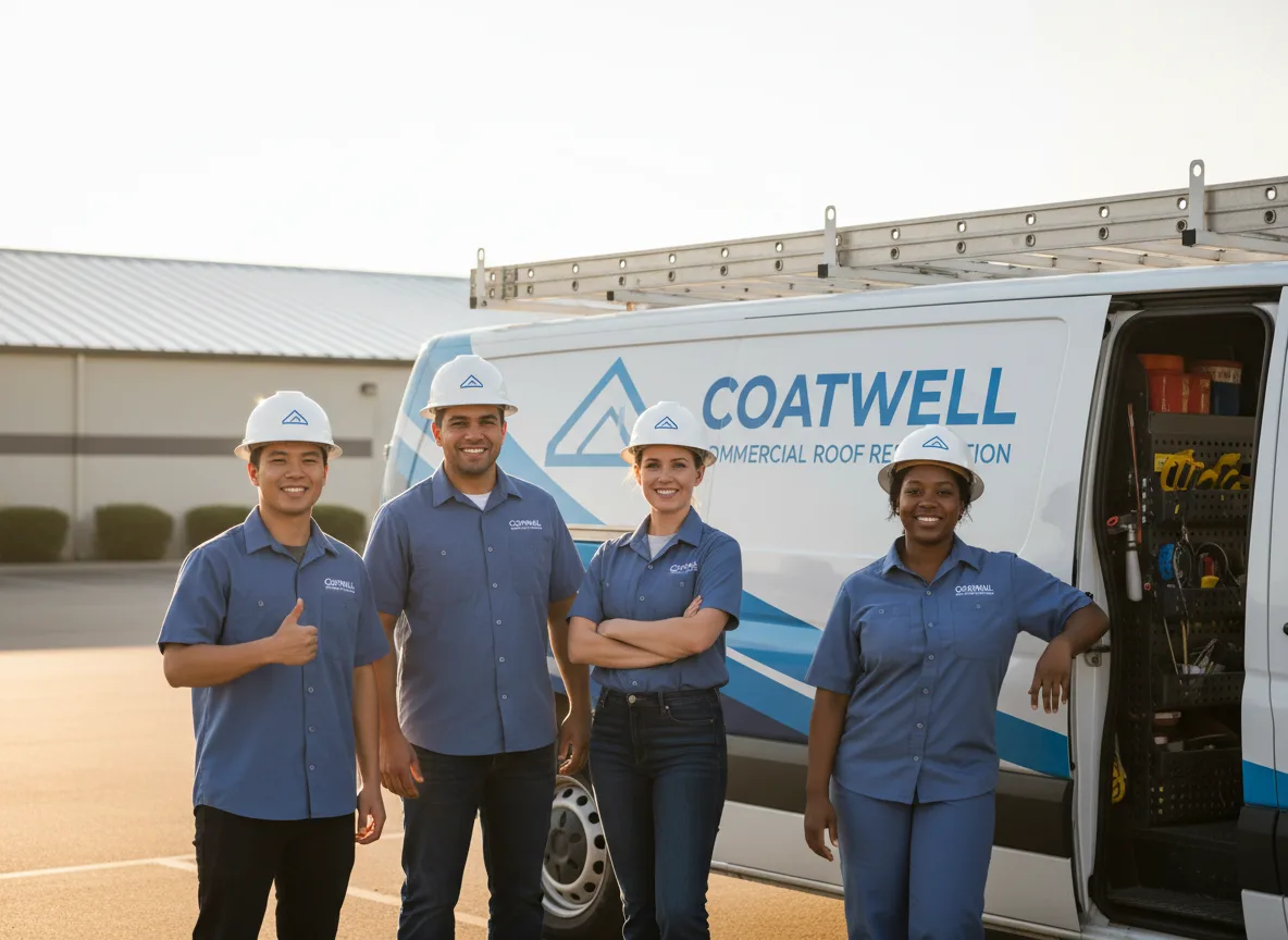 Commercial roof coating company in Harford, NY